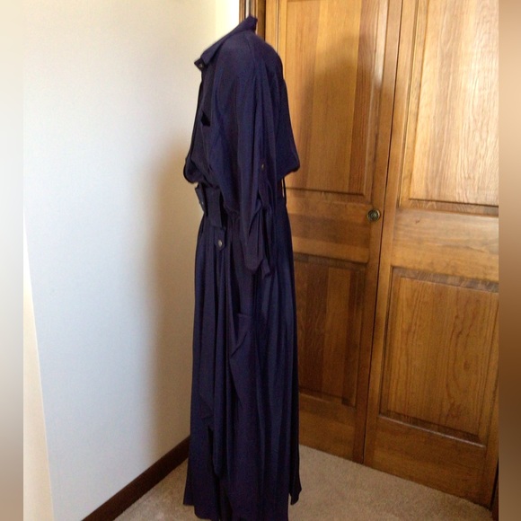 Benson and Smith Vintage Navy Dress, Large - Picture 4 of 7